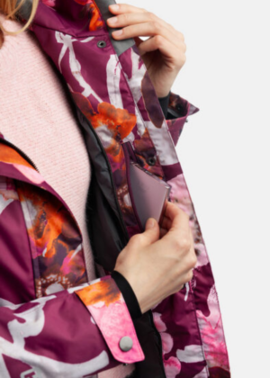 HUPPA  naiste kevad-sügis parka Minna bordoo kirju 40 gr soojustusega-UUDIS - Image 7