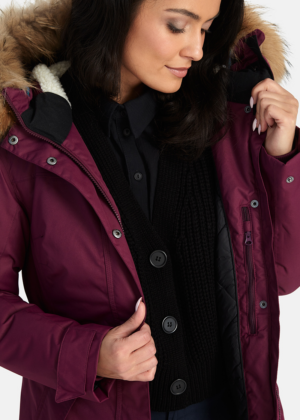 HUPPA pikem naiste talveparka Vienna bordoo NATURAALKARVAGA-KOHE LAOS-SUPER HIND - Image 6