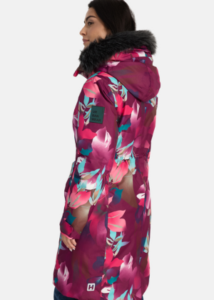 HUPPA pikem bordoo mustriline naiste talveparka Vienna-KOHE LAOS XS-VIIMASED-SUPER HIND - Image 6