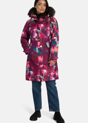 HUPPA pikem bordoo mustriline naiste talveparka Vienna-KOHE LAOS XS-VIIMASED-SUPER HIND - Image 3