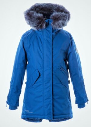 HUPPA tüdrukute talveparka Vivian sinine KUNSTKARVAGA 200 gr soojustusega-vihma ja tuulekindel-KOHE LAOS-SUPER HIND - Image 3
