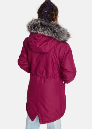 HUPPA tüdrukute talveparka Vivian bordoolilla KUNSTKARVAGA 200 gr soojustusega-vihma ja tuulekindel-KOHE LAOS-SUPER HIND - Image 4