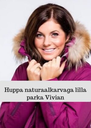 Huppa naiste talveparka Vivian bordoolilla naturaalkarvaga 200 gr soojustusega-kohe laos-SUPER HIND - Image 15