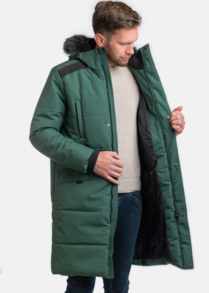 Huppa meeste talveparka Werner 2 roheline (200gr soojustus)-KOHE LAOS - Image 4