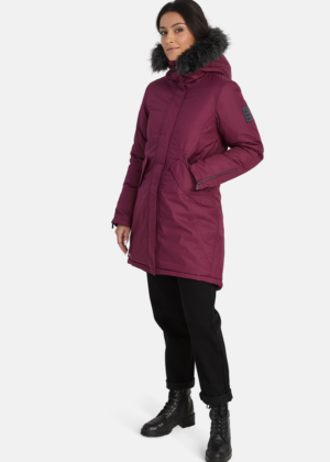 HUPPA  naiste talveparka Vivian bordoolilla KUNSTKARVAGA(200gr soojustusega)- KOHE LAOS-SUPER HIND - Image 2