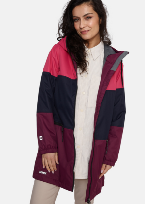 HUPPA naiste kevad-sügis jope Hanka (fuksia, tumesinine, bordoo) 40 gr soojustusega-KLIENTIDE LEMMIK - Image 3