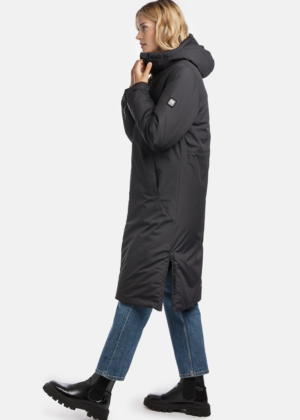 Huppa naiste talvemantel Eira must (300 gr soojustusega)-super hind - Image 4