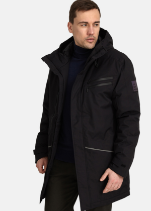 Huppa meeste sügis-talvine parka Marlo must(140 grammise soojustusega)- tarneaeg kuni 5 tööpäeva