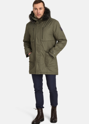 HUPPA meeste talveparka David metsaroheline KUNSTKARVAGA 200 grammi soojustusega-vihma ja tuulekindel-M KOHE LAOS-Teised suurused tarne kuni 5 tööpäeva - Image 2