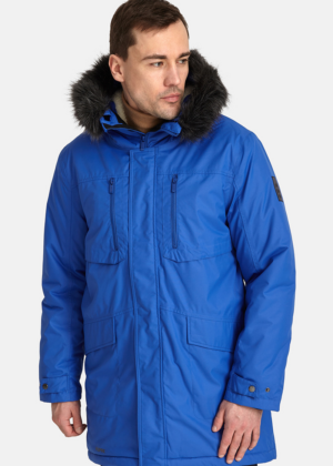 HUPPA meeste talveparka David sinine KUNSTKARVAGA 200 grammi soojustusega-vihma ja tuulekindel-KOHE LAOS - Image 4