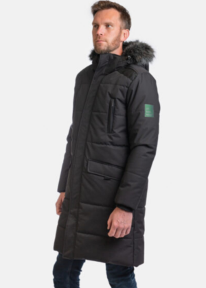 Huppa meeste talveparka Werner 2 must (200gr soojustus)-KOHE LAOS - Image 2