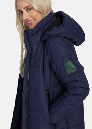 HUPPA  soe pikem tumesinine naiste talvemantel Nina (soojustus 300 grammi)-KOHE LAOS viimane XS(34) - Image 3