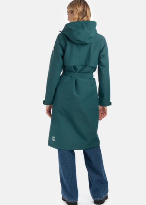 Huppa naiste kevad-sügis mantel Merje petroolroheline (ilma soojustuseta)-UUDIS - Image 3