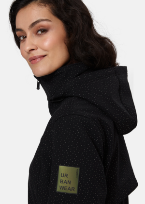 HUPPA naiste kevad-sügis softshell jope Ava must - Image 5