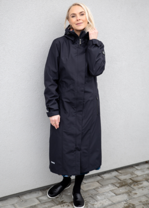 Huppa kevad-sügis mantel Merje must (ilma soojustuseta) - Image 2