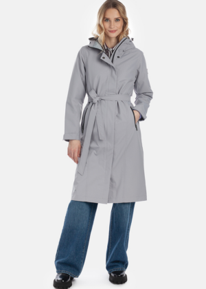 Huppa naiste kevad-sügis mantel Merje hall (ilma soojustuseta)-UUDIS - Image 1