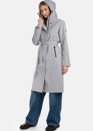 Huppa naiste kevad-sügis mantel Merje hall (ilma soojustuseta)-UUDIS - Image 3