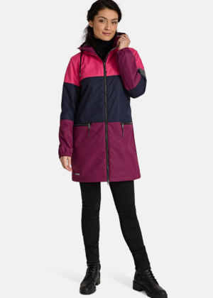 HUPPA naiste kevad-sügis jope Hanka (fuksia, tumesinine, bordoo) 40 gr soojustusega-KLIENTIDE LEMMIK - Image 2