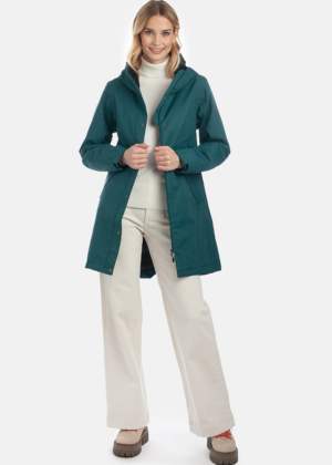 HUPPA naiste kevad-sügis parka Janelle petroolroheline 40 gr soojustusega-UUDIS - Image 2