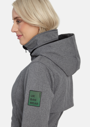 HUPPA  naiste kevad-sügis softshell jope Ava hall-KOHE LAOS VIIMASED - Image 7