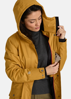 HUPPA naiste kevad-sügis parka Minna sinepikollane 40 gr soojustusega - Image 4