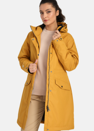 HUPPA naiste kevad-sügis ülemineku parka Minna sinepikollane 100 gr soojustusega- KOHE LAOS - Image 5