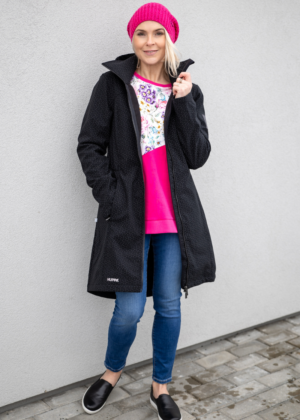 HUPPA naiste kevad-sügis softshell jope Ava must - Image 2