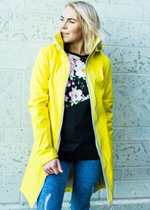 HUPPA  naiste kevad-sügis softshell jope Ava kollane-KOHE LAOS - Image 5