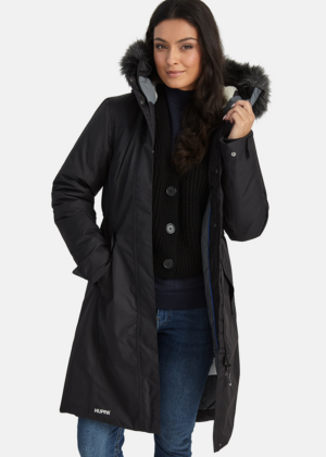 HUPPA pikem naiste talveparka Vienna must -kohe laos-super hind - Image 3