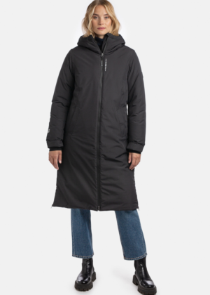 Huppa naiste talvemantel Eira must (300 gr soojustusega)-super hind - Image 13