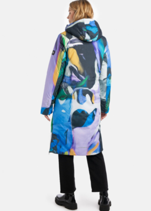 Huppa naiste talvemantel Eira sinise kirju(300 gr soojustusega)-kohe laos L ja XXL viimased - Image 2