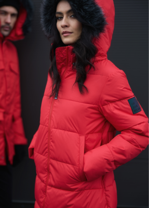 HUPPA  soe pikk talvemantel GUDRUN punane-KOHE LAOS VIIMANE 3XL(rind 140 cm)-SUPER HIND - Image 6