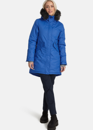 HUPPA vihma ja tuulekindel KUNSTKARVAGA soe naiste talveparka Vivian sinine-KOHE LAOS-SUPER HIND - Image 6