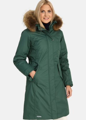 HUPPA pikem naiste talveparka Vienna tumeroheline NATURAALKARVAGA-KOHE LAOS VIIMANE M(38-40) - Image 1
