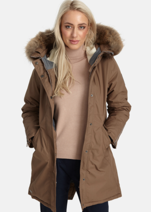 HUPPA naiste talveparka Vivian beez naturaalkarvaga 200 gr soojustusega-kohe laos-SUPER HIND - Image 4