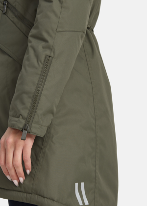 Huppa naiste talveparka Vivian roheline kunstkarvaga(200gr soojustusega) - Image 6