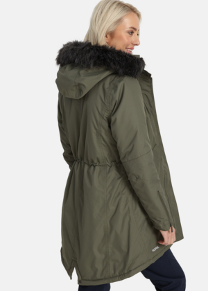 Huppa naiste talveparka Vivian roheline kunstkarvaga(200gr soojustusega) - Image 3