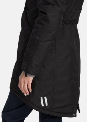 HUPPA naiste talveparka Vivian must  KUNSTKARVAGA(200gr soojustusega)-KOHE LAOS-HEA HIND - Image 5