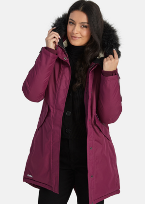 HUPPA  naiste talveparka Vivian bordoolilla KUNSTKARVAGA(200gr soojustusega)- KOHE LAOS-SUPER HIND - Image 5