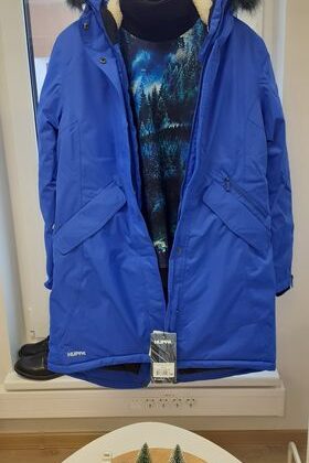 HUPPA vihma ja tuulekindel KUNSTKARVAGA soe naiste talveparka Vivian sinine-KOHE LAOS-SUPER HIND - Image 13