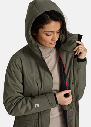 HUPPA  naiste kevad-sügis ülemineku  parka Minna roheline 100 gr soojustusega-KLIENTIDE LEMMIK - Image 4