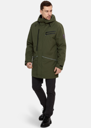 Huppa meeste kevad-sügis parka Marlo roheline(40 gr soojustusega) - Image 3