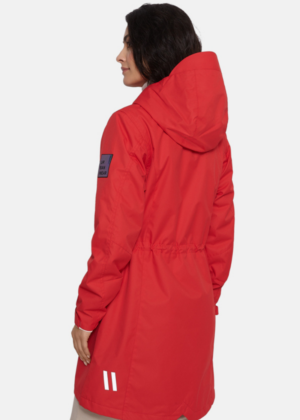 HUPPA stiilne vihma ja tuulekindel maasikapunane  40 gr soojustusega naiste kevad-sügis parka -KOHE LAOS - Image 3