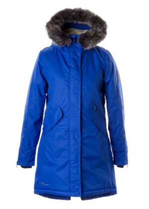 HUPPA vihma ja tuulekindel KUNSTKARVAGA soe naiste talveparka Vivian sinine-KOHE LAOS-SUPER HIND - Image 9
