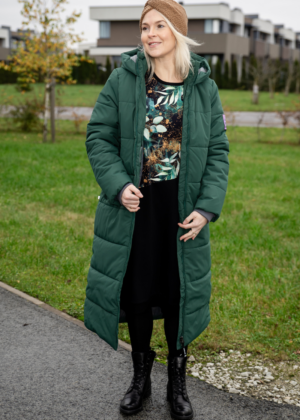 Huppa naiste talvemantel Nina roheline(soojustus 300 grammi)-kohe laos-super hind - Image 1