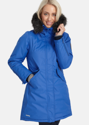 HUPPA vihma ja tuulekindel KUNSTKARVAGA soe naiste talveparka Vivian sinine-KOHE LAOS-SUPER HIND - Image 2