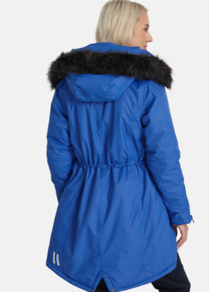 HUPPA vihma ja tuulekindel KUNSTKARVAGA soe naiste talveparka Vivian sinine-KOHE LAOS-SUPER HIND - Image 3