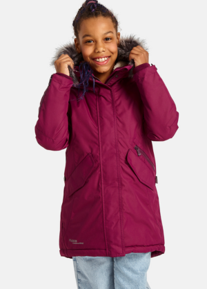 HUPPA tüdrukute talveparka Vivian bordoolilla KUNSTKARVAGA 200 gr soojustusega-vihma ja tuulekindel-KOHE LAOS-SUPER HIND - Image 2