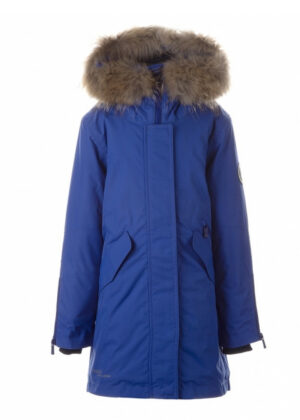 HUPPA tüdrukute talveparka Vivian sinine NATURAALKARVAGA 200 gr soojustusega-vihma ja tuulekindel-SUPER HIND-VIIMASED - Image 6