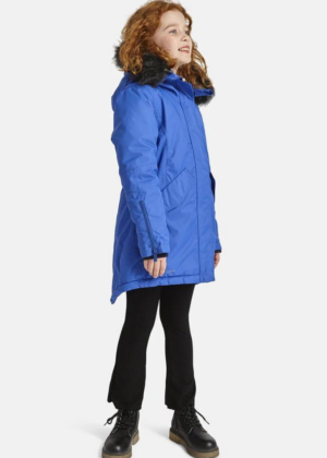 HUPPA tüdrukute talveparka Vivian sinine KUNSTKARVAGA 200 gr soojustusega-vihma ja tuulekindel-KOHE LAOS-SUPER HIND